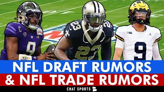 NFL Draft Rumors: JJ McCarthy, Jayden Daniels, Drake Maye \& Michael Penix + Marshon Lattimore Trade?