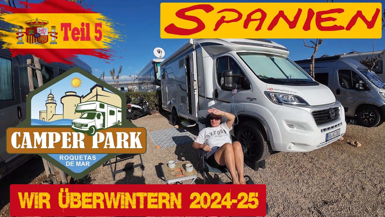 Vlog5  Überwintern in Andalusien - Roquetas de Mar , Meer -Strand und die Sonne wir sind angekommen