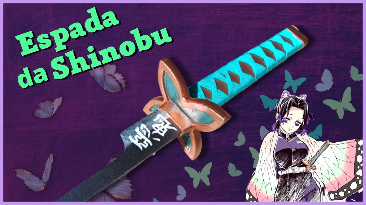 Katana da Shinobu Tutorial Completo | Demon Slayer DIY Cosplay