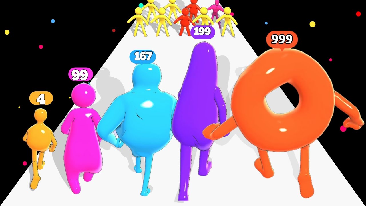 RED ROVER GIANT RUSH - Blob Runner 3D Max Level Gameplay #asmrgameplay ...