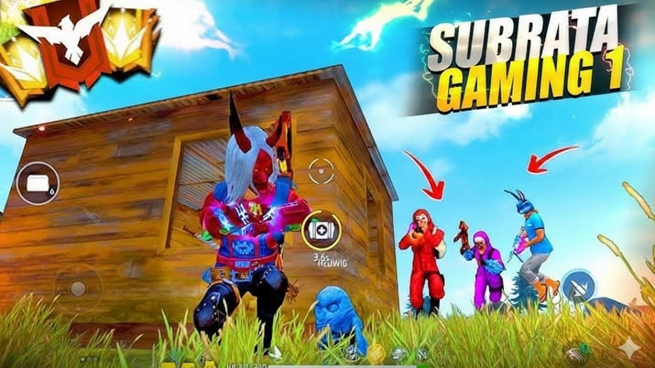 FREEFIRE 🔥 Solo vs Duo Ump + Awm 11 Kills Total 🤯 Garena free fire || Subrata GAMERS 1 