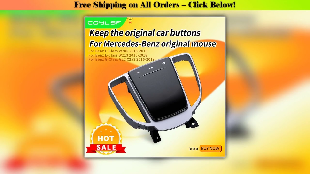 Old To New original car central control knob joystick touch mouse multimedia buttons For Mercedes