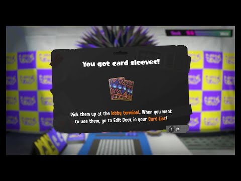 how to get card sleeves in splatoon 3 Splatoon 3 - Tableturf Battle - Spyke's Card Sleeve