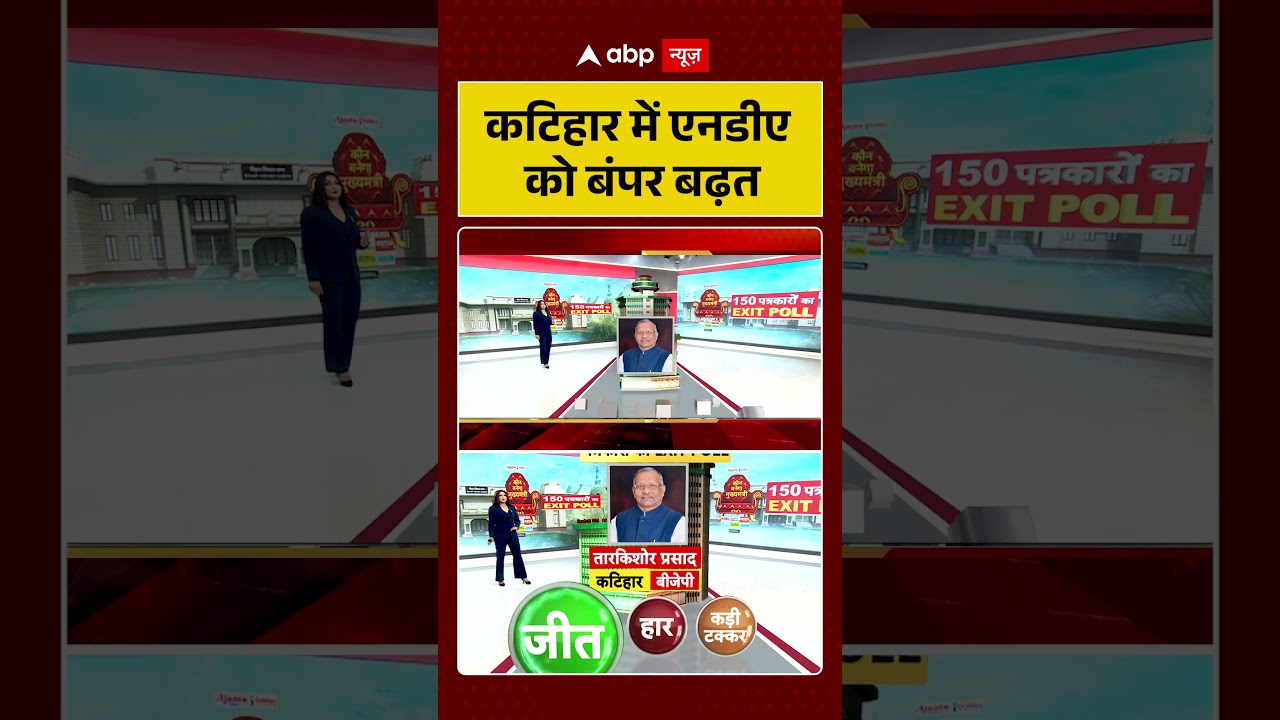 Bihar Exit Poll 2025: Katihar में NDA को बंपर बढ़त | Nitish Kumar | NDA | JDU | RJD