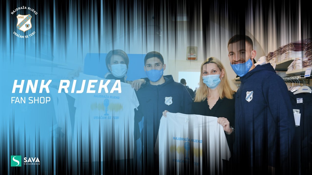 OTVOREN FAN SHOP HNK RIJEKA - YouTube