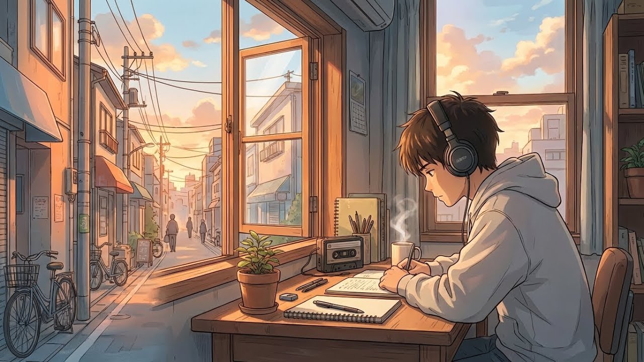 Sunset Street View — Japanese Jazzhop Lo-fi for Deep Focus