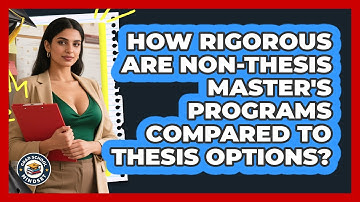How Rigorous Are Non-Thesis Master