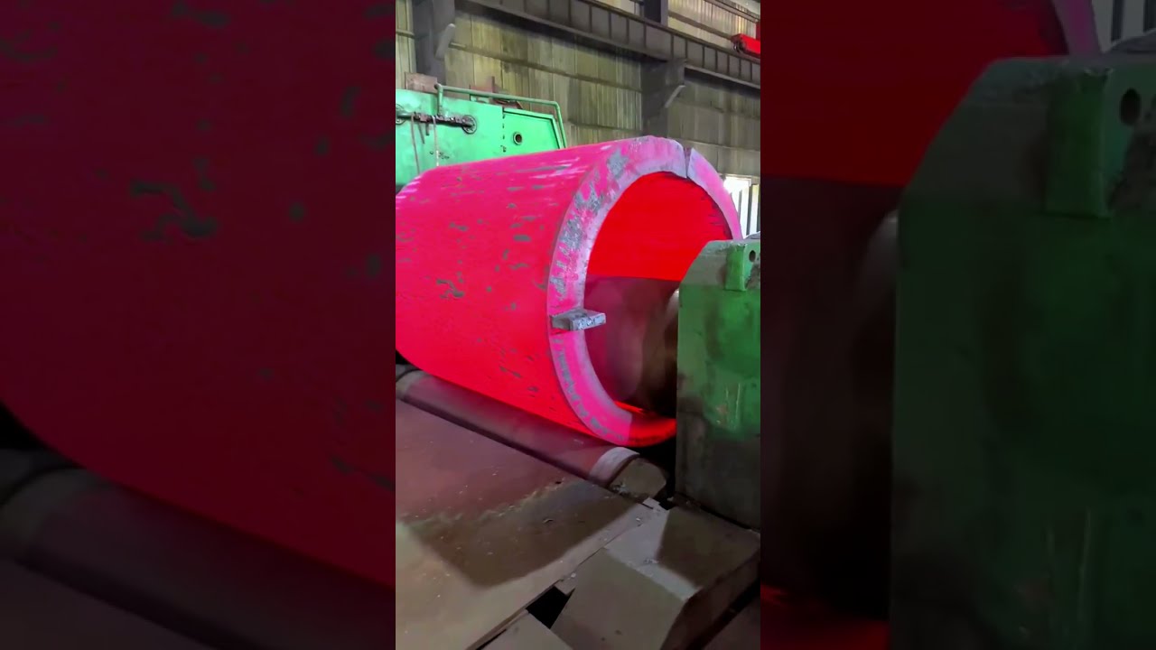Welding Process Of Large Diameter Steel Pipe Good Tools And Machinery Make Work Easy