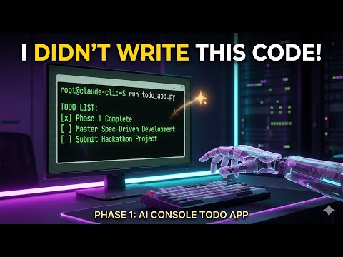 Spec-Driven Development: Building a Python Todo Console App with Claude Code
