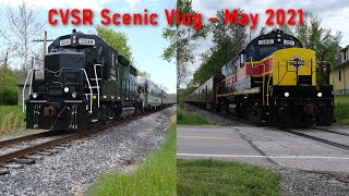 CVSR Scenic Train Railfanning Vlog - 5/15/2021