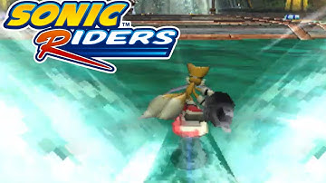 Sonic Riders: Tails with High Booster on Splash Canyon