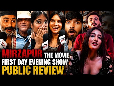 Mirzapur the movie public review | first day evening show housefull 😱| mirzapur the movie review.