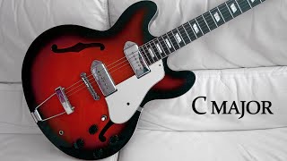 C Major Slow Breezy Guitar Ballad Backing Track