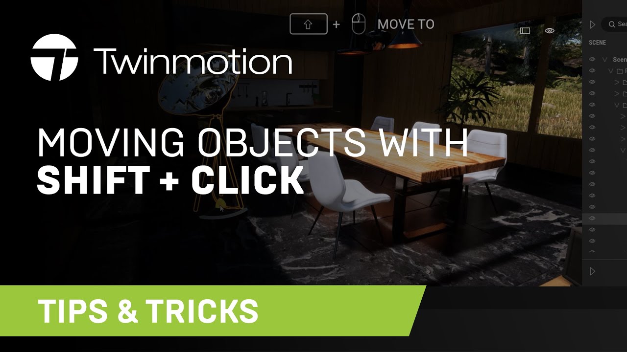 how to move objects in twinmotion