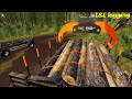 Farming simulator 19 logging on Dark Forest  Timelapse TLV #2