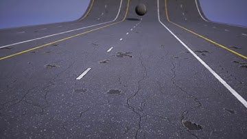 Real-time Substance material damage in UE4 (Asphalt)
