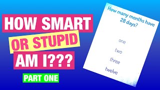 How To (Not) Be Smart: Stupid Test - Part 1 screenshot 1