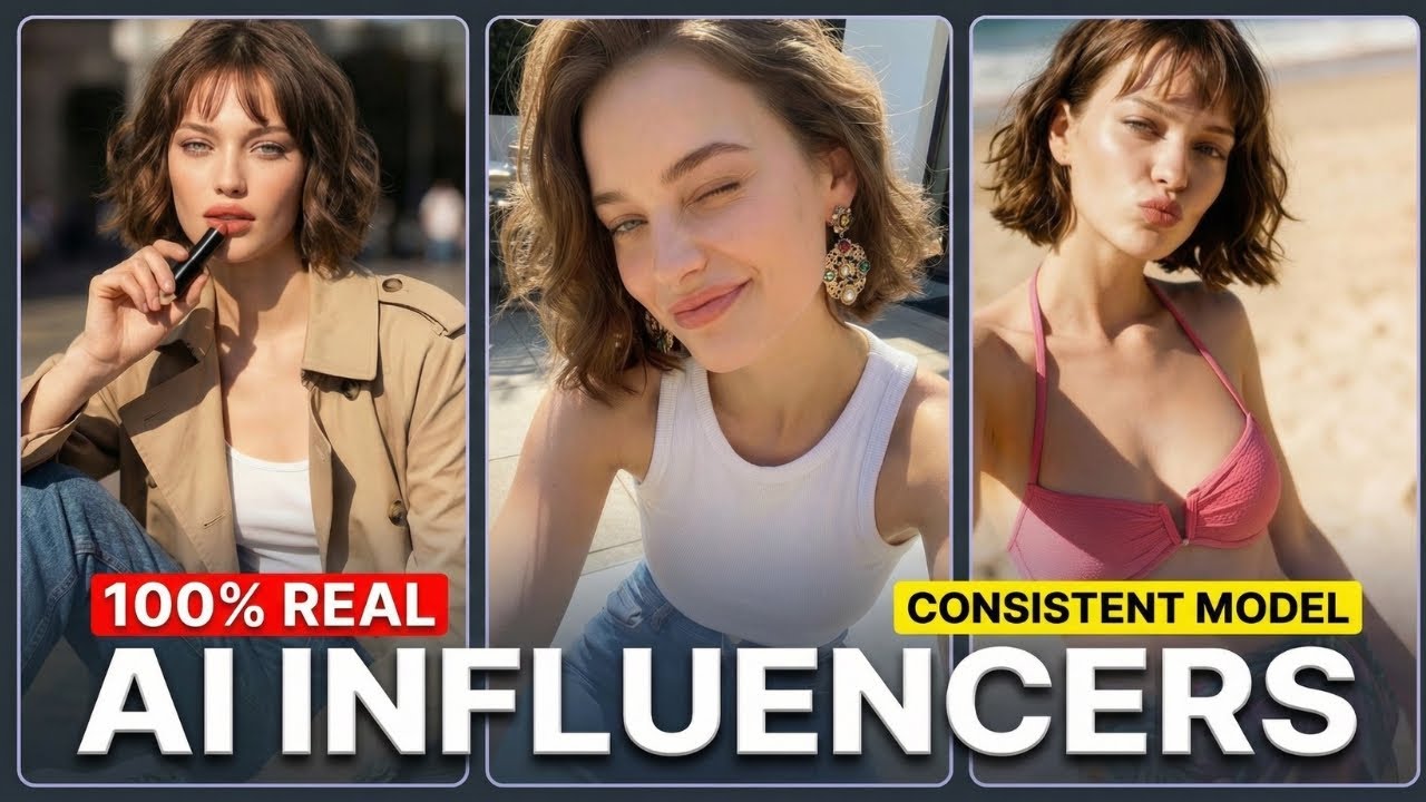 Creating Our Own AI Influencer with APOB AI - SHE ISN'T REAL!
