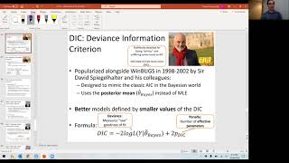 Bayesian Information Criteria - DIC and WAIC