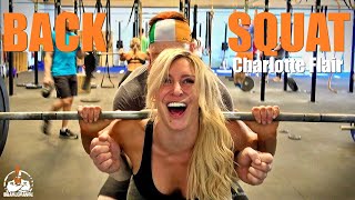 Charlotte Flair Back Squats (TO THE MAX!)