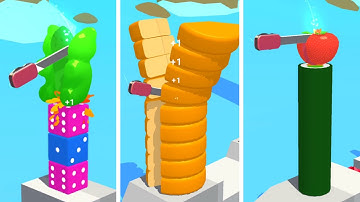 Slice it All! 🔪⚔️🪓 Very Satisfying And Relaxing ASMR Slicing Game Perfect! GSLIA2