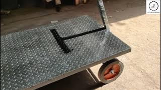 Heavy duty platform trolley || 2 ton capacity || Material handling equipments ||