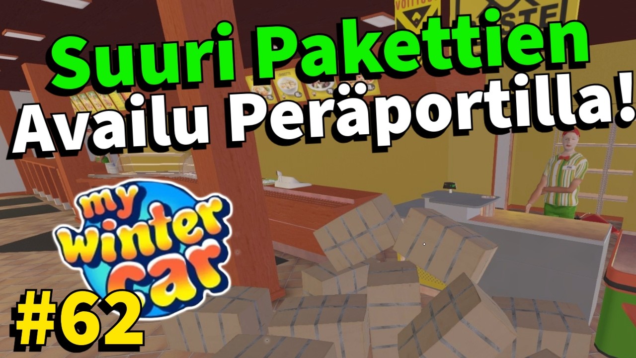SUURI PAKETTIEN AVAILU PERÄPORTILLA! | #62 | My Winter Car - YouTube