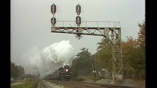 Nickel Plate Road 765 steam train (clip)