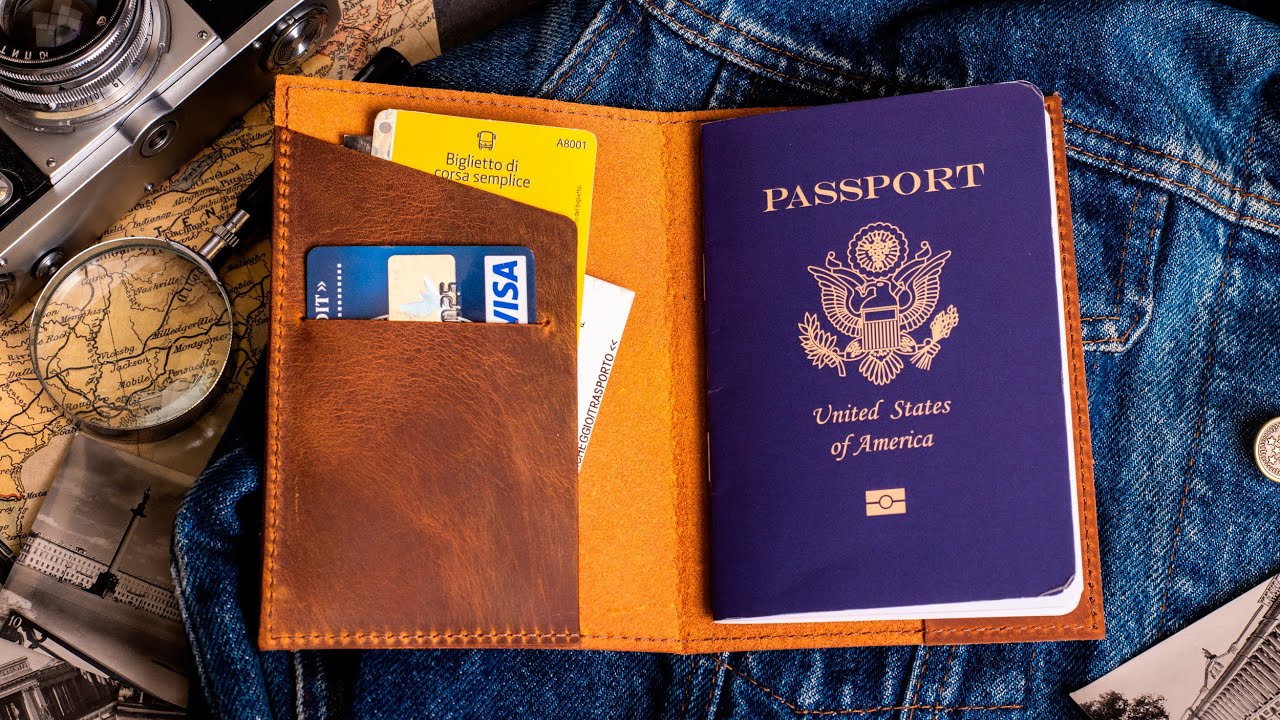 Personalized Passport Cover Travel Wallet Functional Document