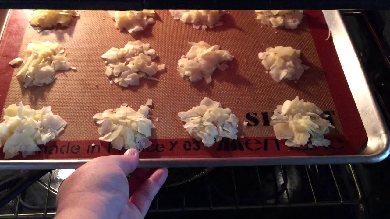How to make Easy Parmesan cheese crackers (Italian Frico) YouTube