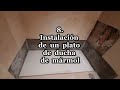 Sustituir la bañera por un plato de ducha de mármol