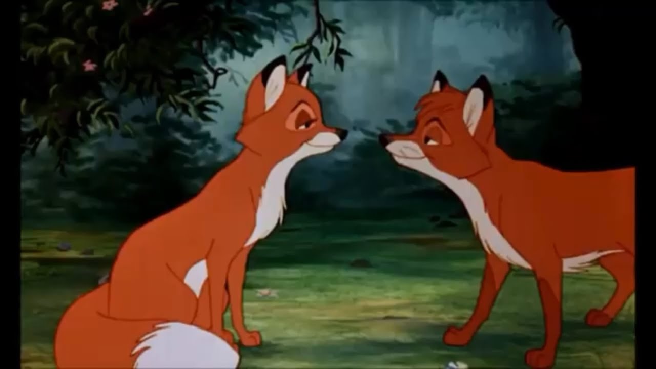 The Fox and the Hound - Tod meets Vixey - YouTube
