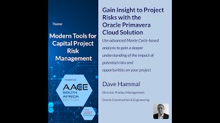 Gain Insight to Project Risks with Oracle Primavera Cloud Solution