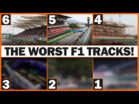 The 6 WORST Formula 1 Tracks...