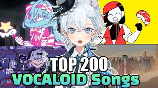 Reacting To The [TOP 200] Most Viewed VOCALOID Songs on YouTube (September 2025)