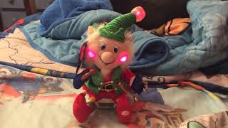 Gemmy Boing Heads Elf Before Repairs