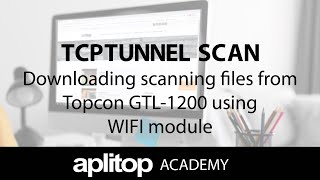 Downloading scanning files from Topcon GTL-1200 using WIFI module screenshot 1