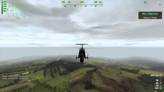 Arma 2: Wasteland - Ka-60 Shoots down Blackhawk