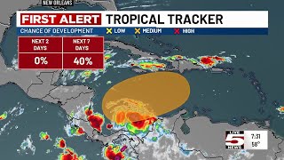 VIDEO: Forecasters monitoring an area of possible development in the Caribbean
