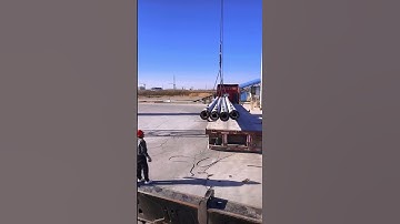 Cement Pole Loading and Unloading Process - Unique tools to boost efficiency and streamline work