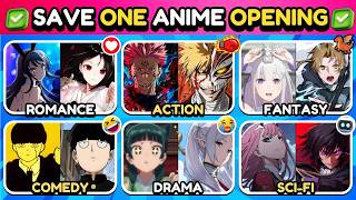 SAVE ONE ANIME OPENING ✅ | Genres Battle 🕹️🎵 | Anime Quiz 🔥 screenshot 3
