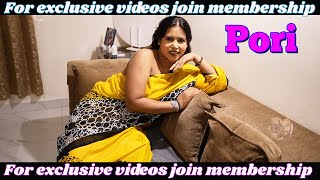 High Fashion Saree Shoot Concept Pori In Yellow Chiffon Saree Video 2