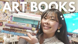 My Art Book Collection!  ✿ Flip through books to inspire and support artists!