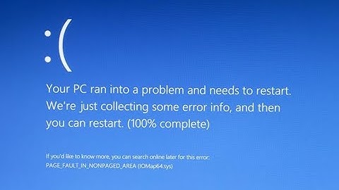 How to fix iomap64.sys blue screen error in Windows 11