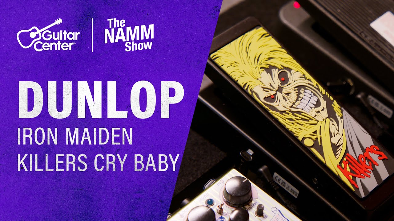 NEW Dunlop Iron Maiden Killers Cry Baby Wah Overview and Demo