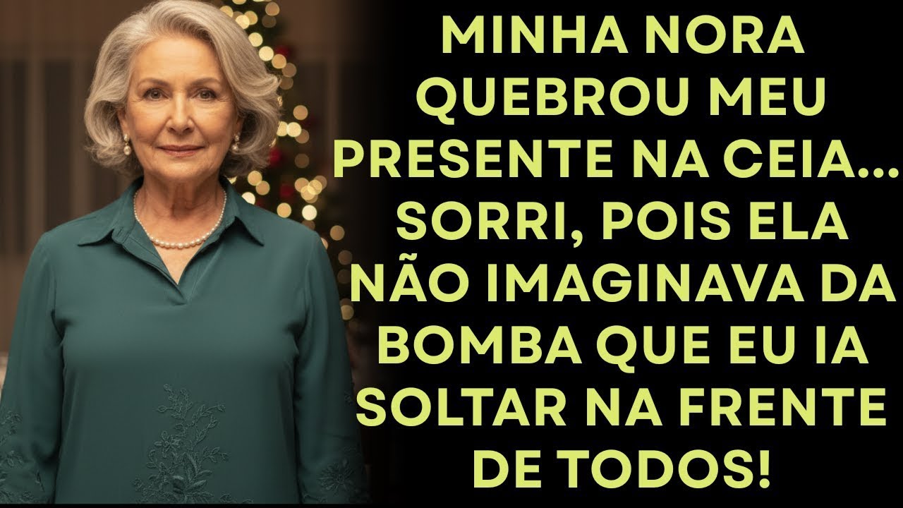 Minha Nora Quebrou Meu Presente de Natal na Ceia… Eu Sorri, Pois Ela Não Esperava Que...