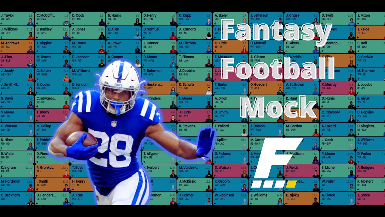 PPR Fantasy Football Mock Draft! (1st Overall Pick) YouTube