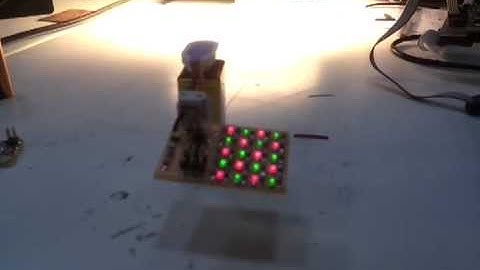 Fab Academy 2012 Week 13 : Output Devices - LED array