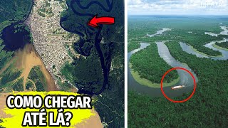 The largest isolated city in the world where nobody can arrive by car.