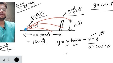 HC Verma chapter 3 kinematics exercise question 34 solution